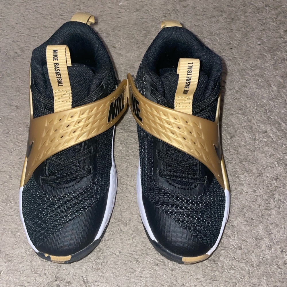 Nike Black and Gold Kids' Sneakers